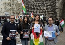 بەشداریی یەکیەتیی خوێندکارانی دێموکراتی کوردستان لە ڕێوڕەسمی تایبەت بە ڕۆژی شەهیدان لە شاری کۆڵن-ئاڵمان